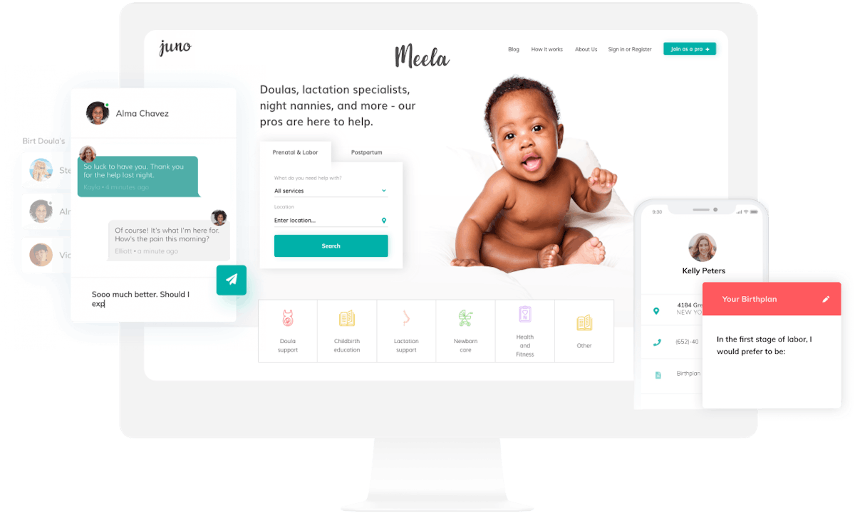 Hello Meela Mobile and Web App